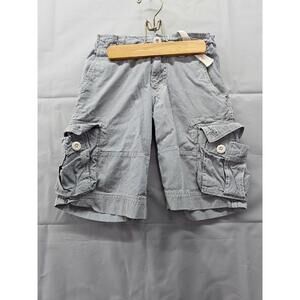Boys Mossimo Supply Co Cargo Shorts Size 8 Blue White Stripe